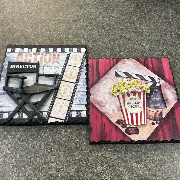 Movie Night Decorative 3D Plaques - Picture 9 of 9